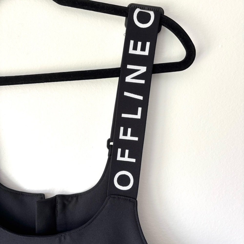 Offline by Aerie Chillside Collection Black Ski Snowboard Overalls Pant Bib - Picture 4 of 14